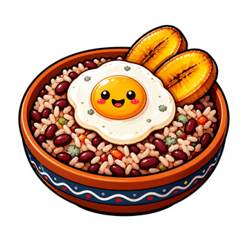 Gallo pinto sticker